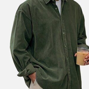 Green Urban Outfitters Corduroy Shirt (M)